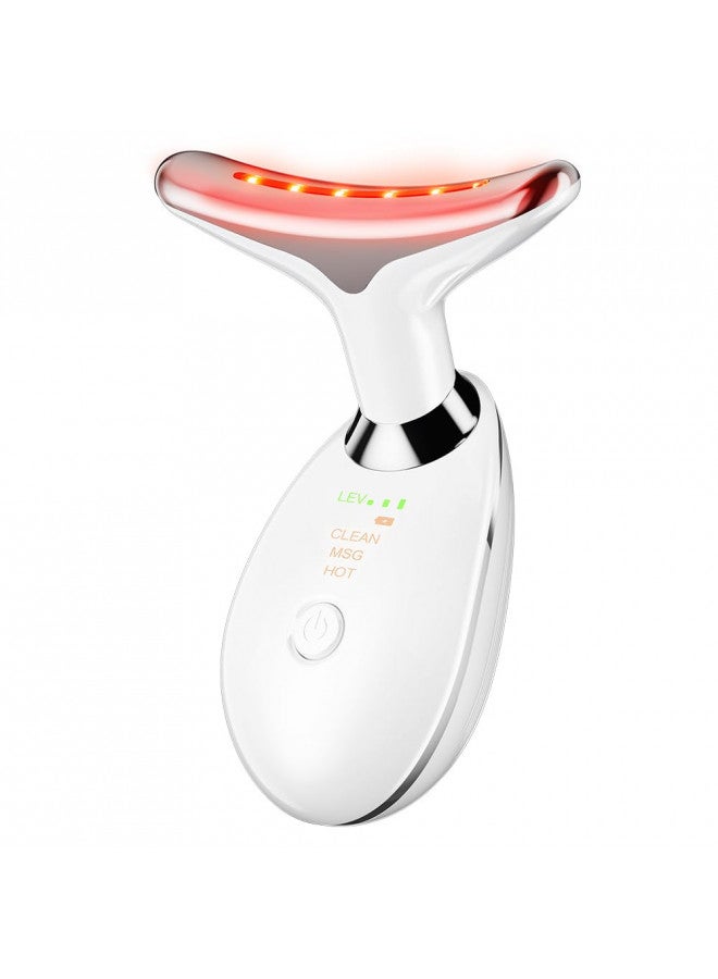 YUNRUO Neck Face Massager, Face Sculpting Tool, Skin Care Beauty Device with Thermal, Triple Action Colour Modes and Vibration for Skin Rejuvenation, Facial Massager for Double Chin