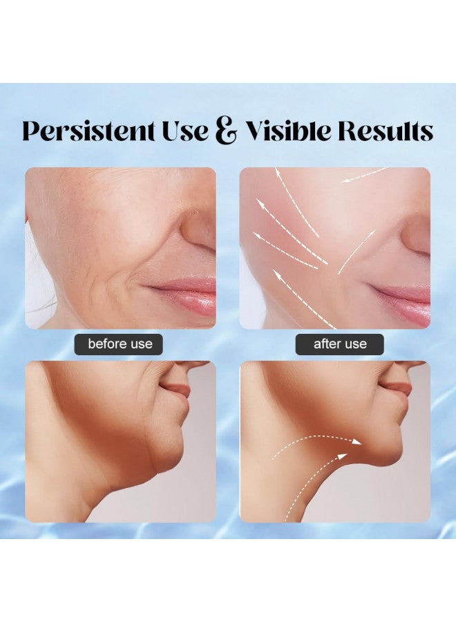 YUNRUO Neck Face Massager, Face Sculpting Tool, Skin Care Beauty Device with Thermal, Triple Action Colour Modes and Vibration for Skin Rejuvenation, Facial Massager for Double Chin