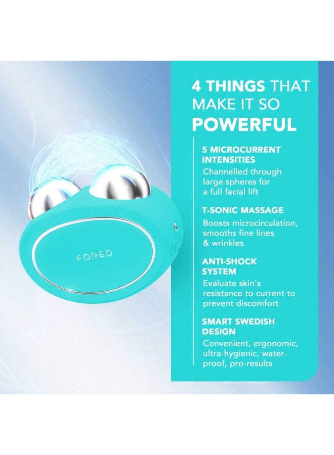 FOREO Bear Microcurrent Facial Device - Face Sculpting Tool - Instant Face Lift - Firm & Contour - Non-Invasive - Increases Absorption of Facial Skin Care Products - Mint