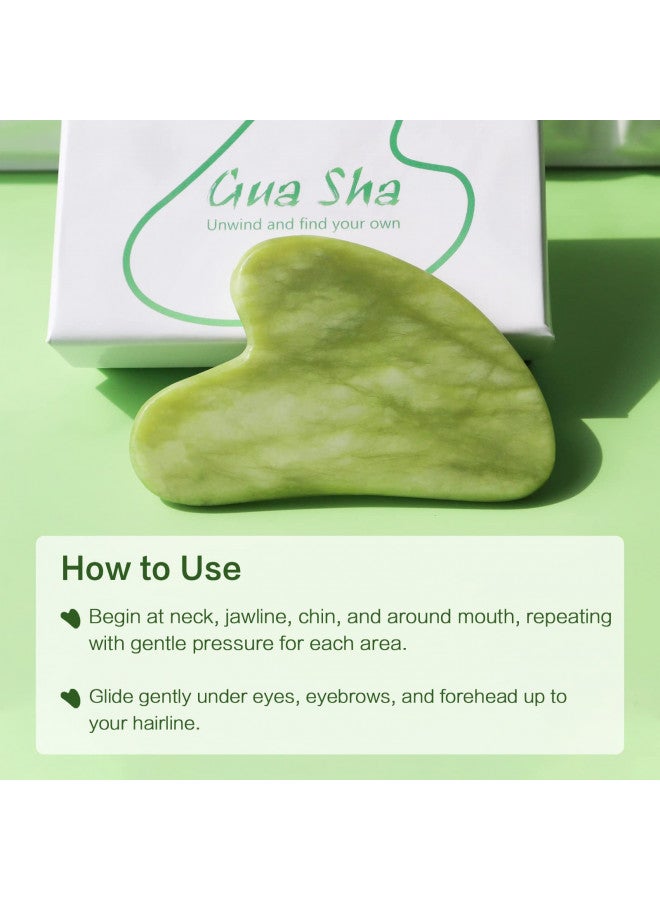huefull Gua Sha Facial Tool for Face and Body, Gua Sha for Self Care, Guasha Tool Tensions Relief and Reducing Puffiness, Skin Care Gift for Men/Woman