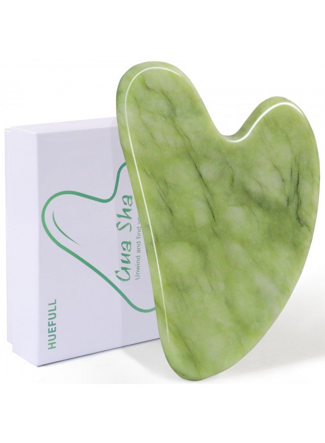 huefull Gua Sha Facial Tool for Face and Body, Gua Sha for Self Care, Guasha Tool Tensions Relief and Reducing Puffiness, Skin Care Gift for Men/Woman