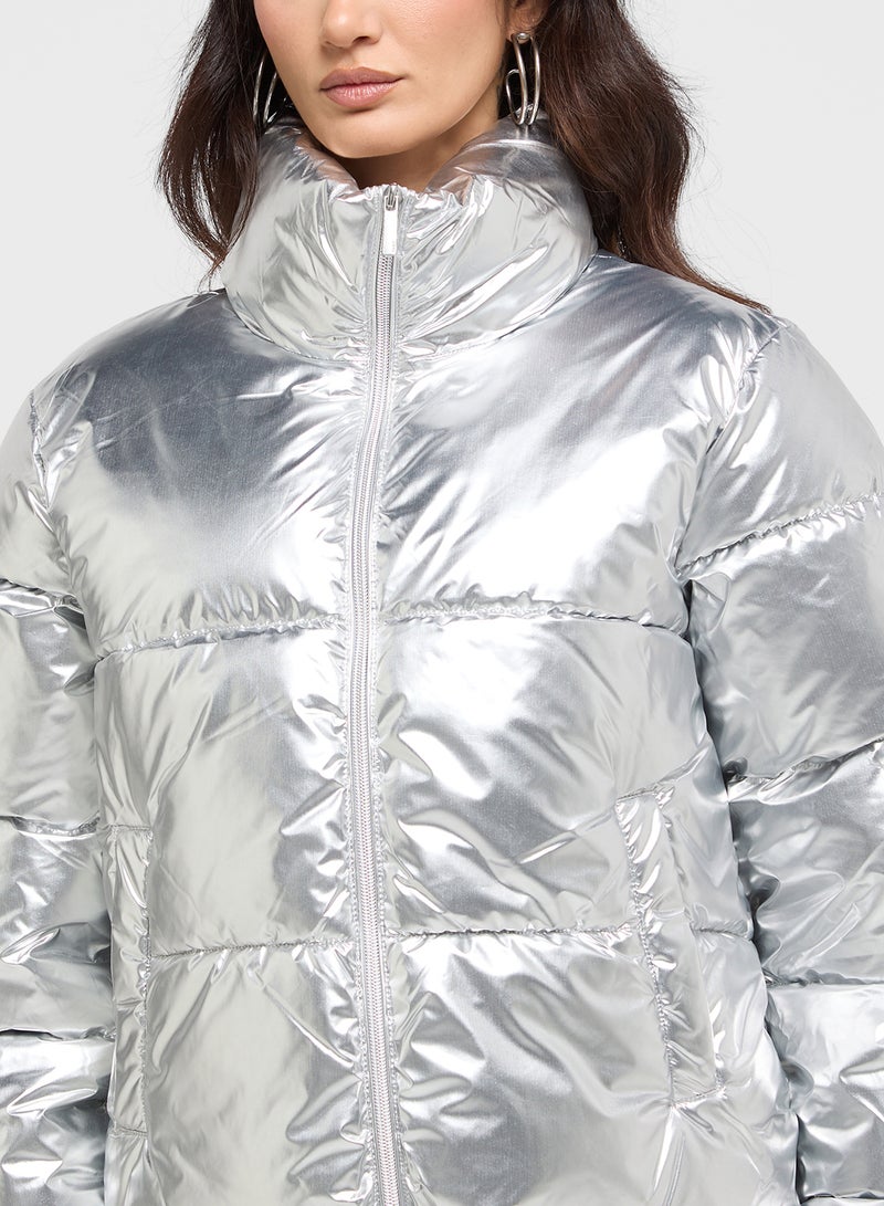 High Neck Puffer Jacket