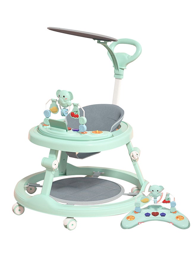 Anti-Roll Baby Learning Walker With Detachable Toy Tray