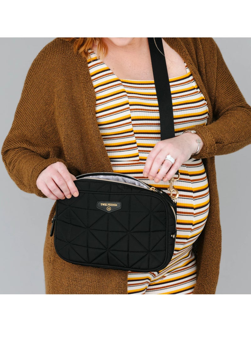 Twelvelittle Waterproof Diaper Bag Clutch - Black