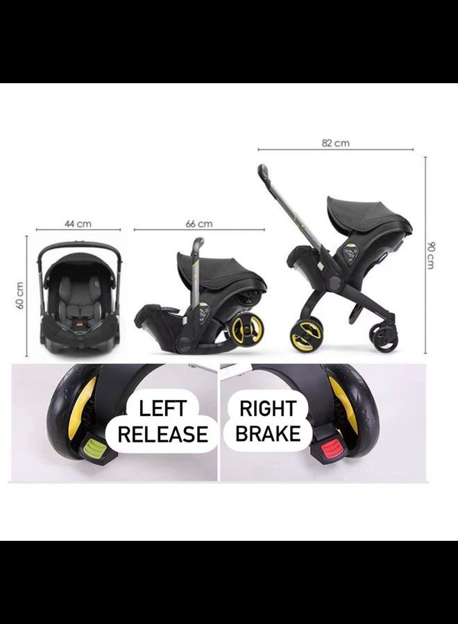 Ready Stock Infant Baby Car Seat Stroller Pram(Black)