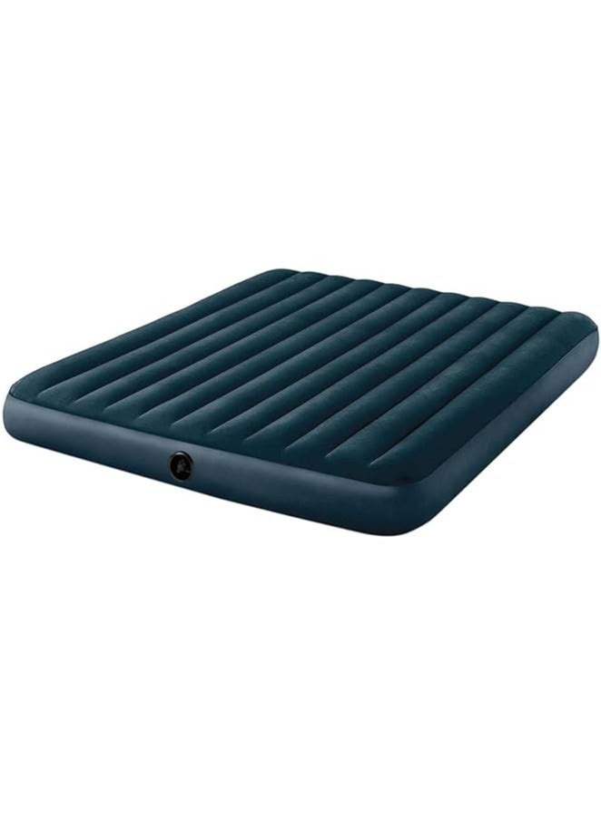 King Dura-Beam Midnight Green Downy Airbed