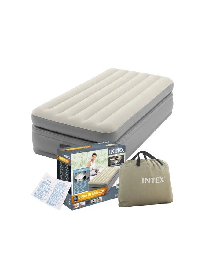 Twin Comfort Elevated Airbed W/ Fiber-Tech Rp