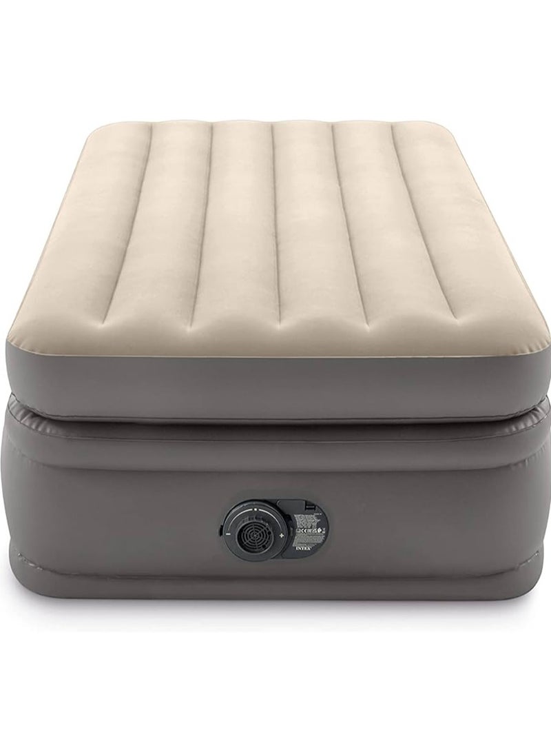 Twin Comfort Elevated Airbed W/ Fiber-Tech Rp