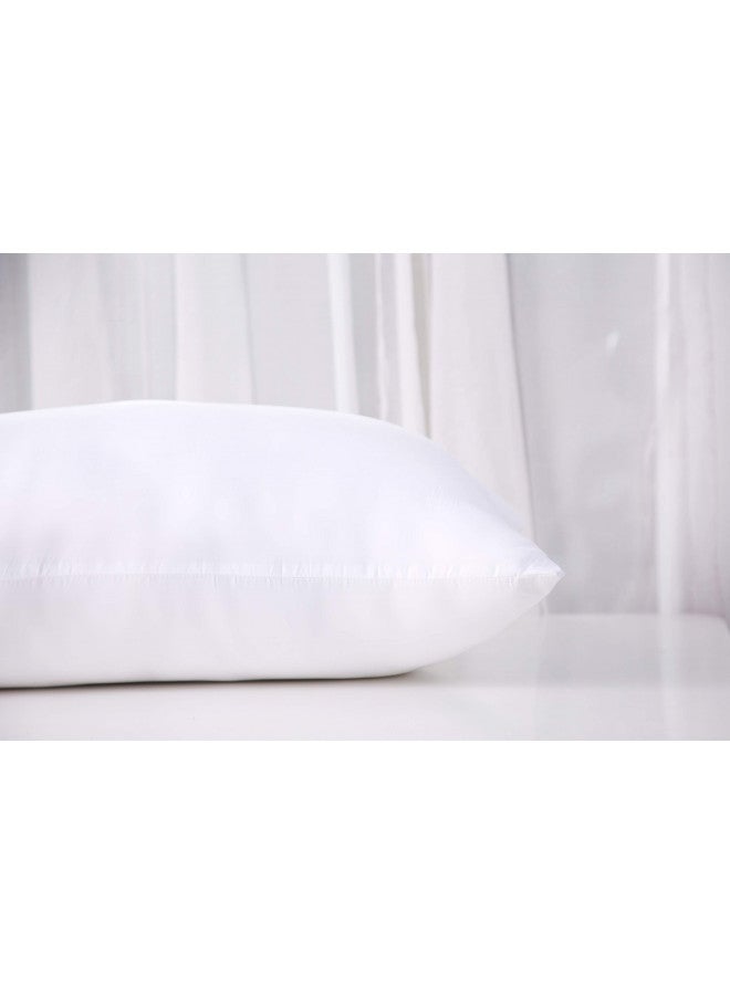 Acanva Fluffy Pillow Insert for Bed Sleeping, Decorative Stuffer Cushion Sham Filler, Standard 20x26(Pack of 1), White