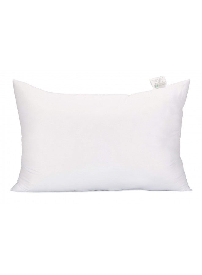 Acanva Fluffy Pillow Insert for Bed Sleeping, Decorative Stuffer Cushion Sham Filler, Standard 20x26(Pack of 1), White