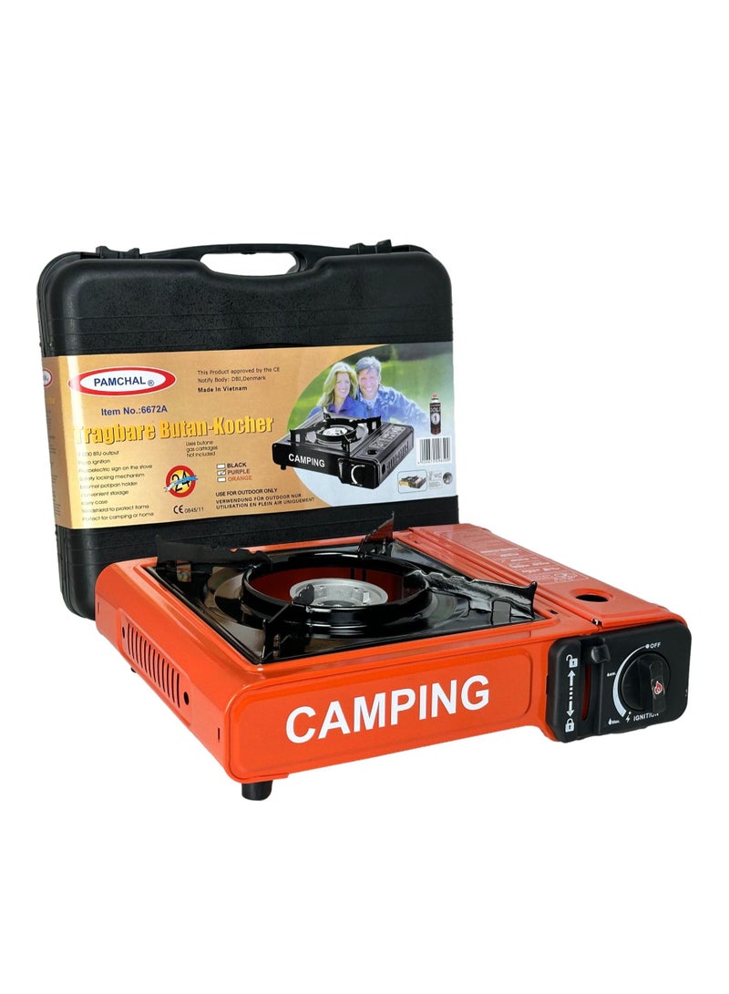 Camping Stove Picnic Portable Stove With Box Red