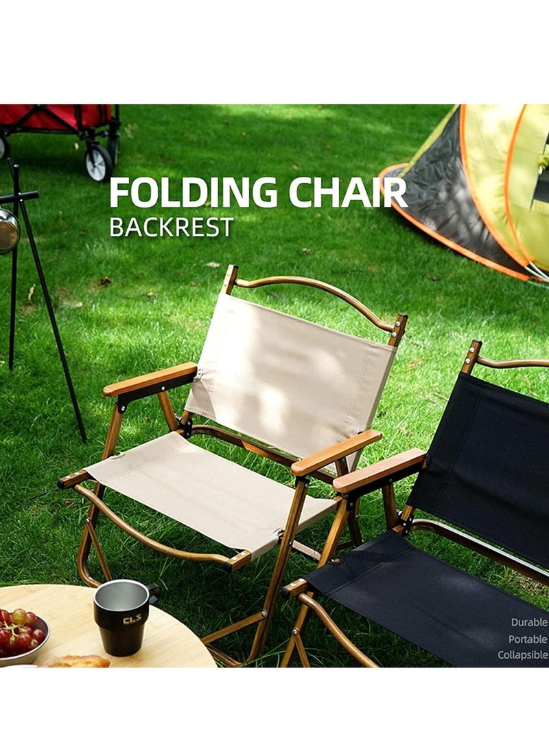 Portable Folding Camping Chair Black, Lightweight Folding Chair for Outdoor Enthusiasts, Folding Chair for Every Adventure, Folding Camping Chair for Travel and Leisure