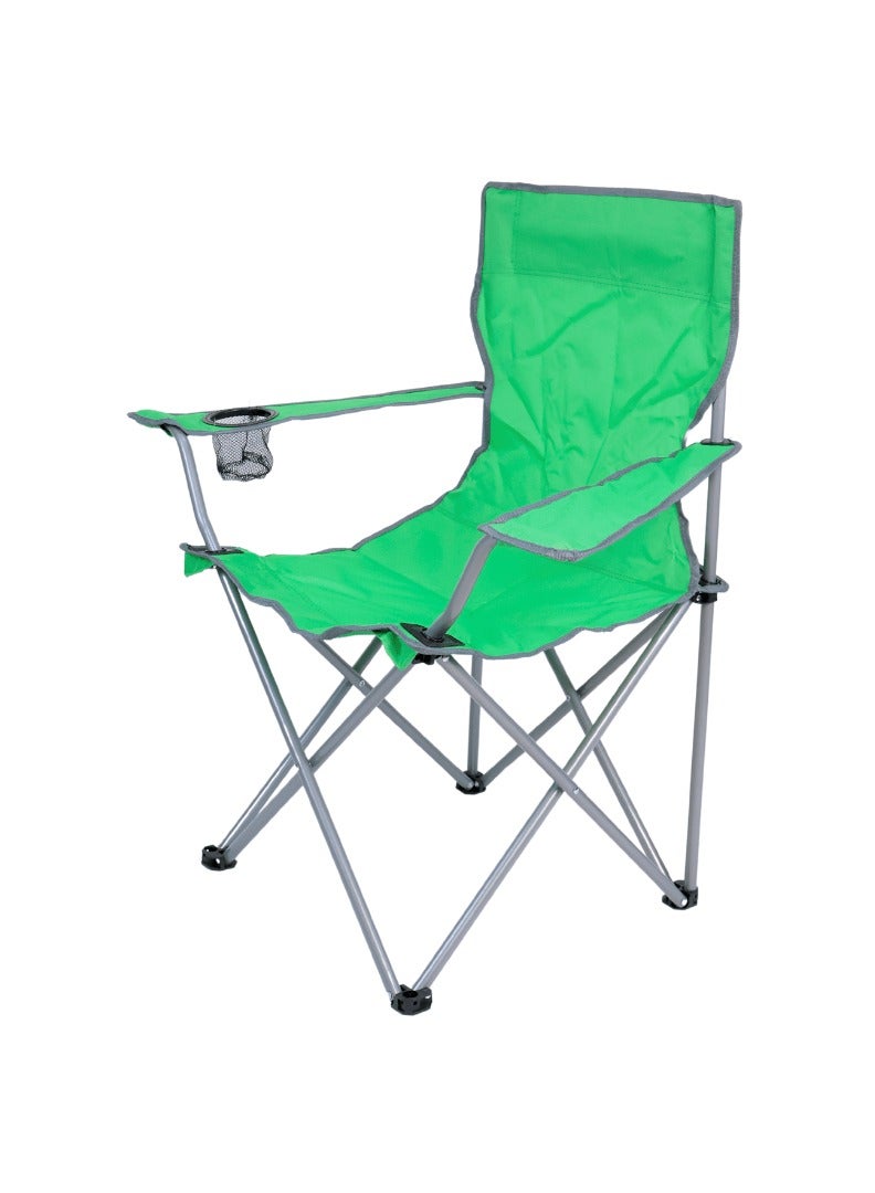 Pro Camp Folding Quad Chair Green