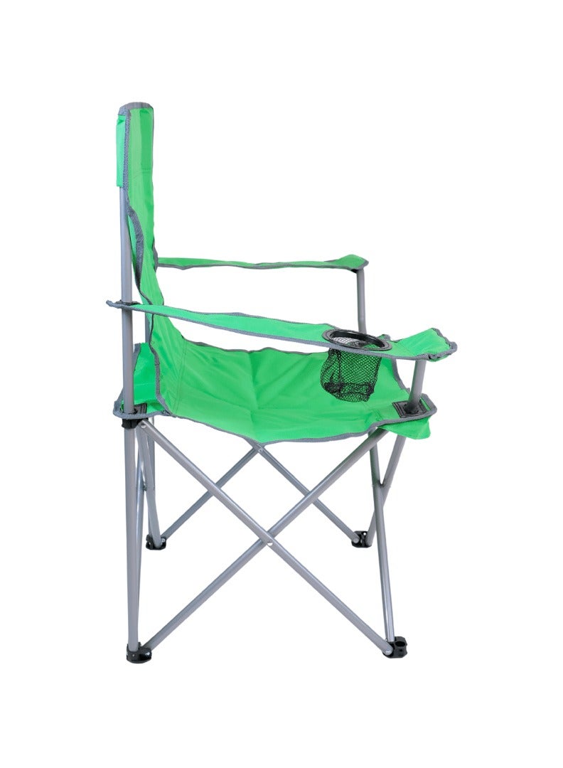 Pro Camp Folding Quad Chair Green