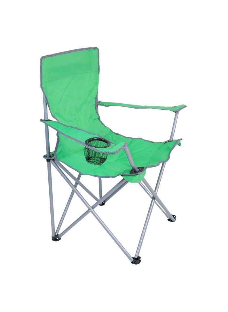 Pro Camp Folding Quad Chair Green