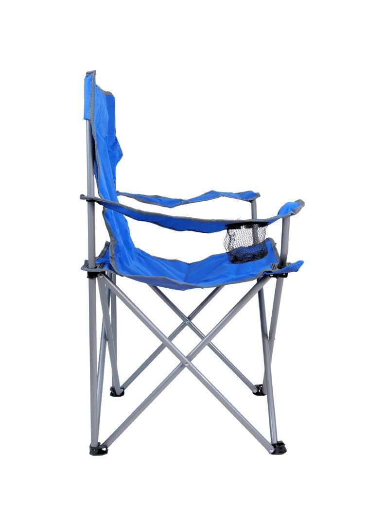 Pro Camp Folding Quad Chair Blue