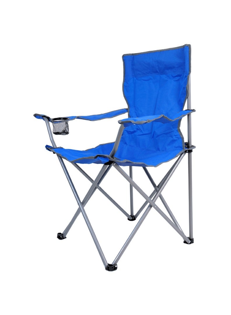 Pro Camp Folding Quad Chair Blue