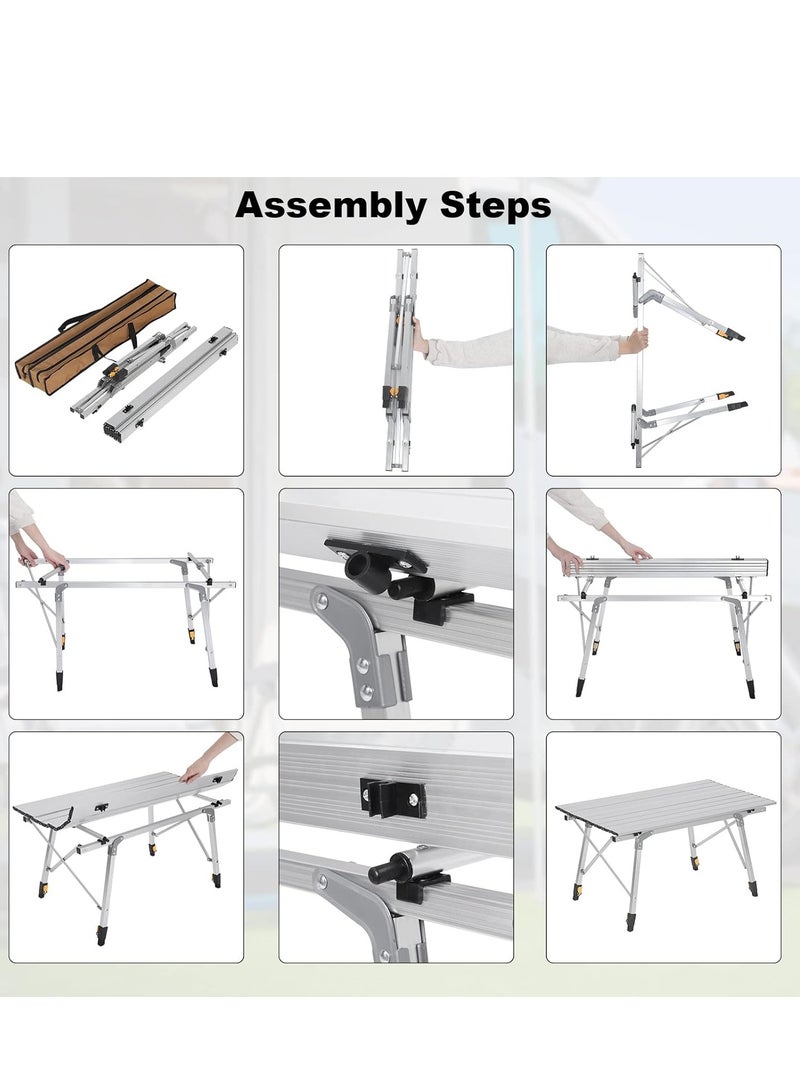 Lightweight Portable Folding Camping Table, Perfect for Outdoor Adventures