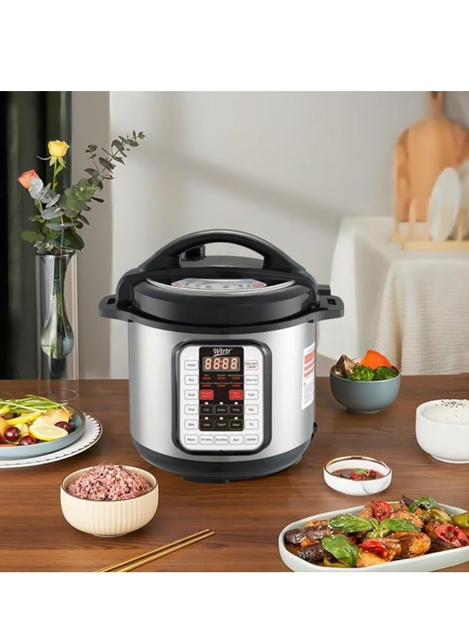 Wtrtr 6 L Electric Pressure Cooker. Instant Cooking, 6 litre (1 year Warranty)