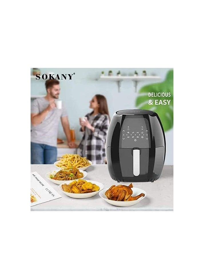 Sokany Air Frying Pan with Digital Touch Screen – 8 Liter SK-8014