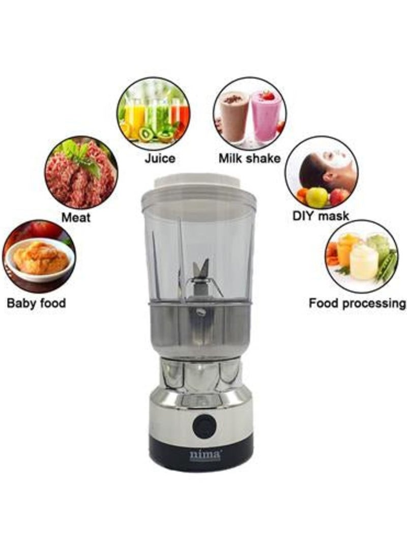 2 in 1 Electric Grinder & Juicer for A-Z Dry Spice – Silver Nima 2 in 1 Electric Grinder & Juicer for A-Z Dry Spice