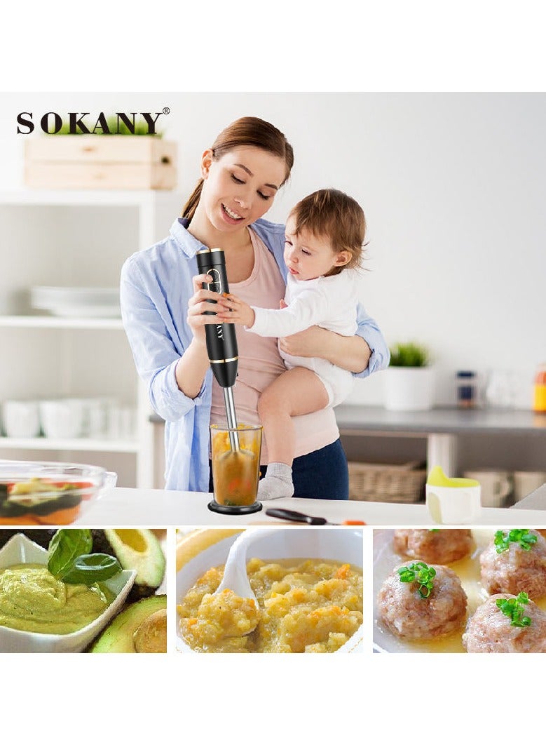 SK-DD-1805 hot sale household stainless steel mixer, multifunctional kitchen electric mixer Black