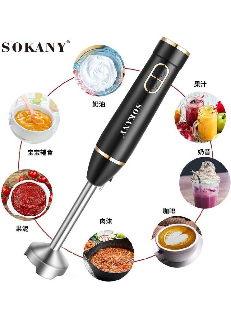 SK-DD-1805 hot sale household stainless steel mixer, multifunctional kitchen electric mixer Black