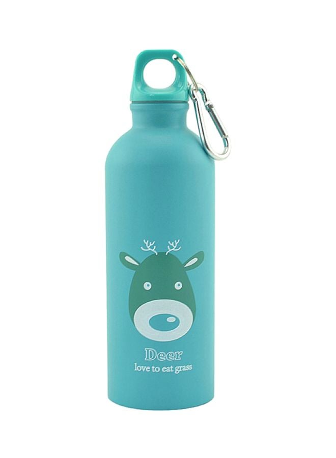 Cartoon Animals Water Bottle Green 21x6.6cm