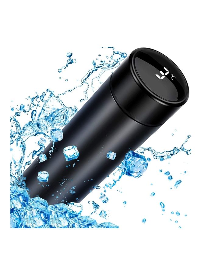 Intelligent Temperature Display Vacuum Insulated Water Bottle Black 500ml