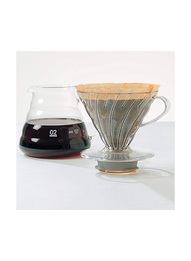 Glass Coffee Carafe Clear/Silver