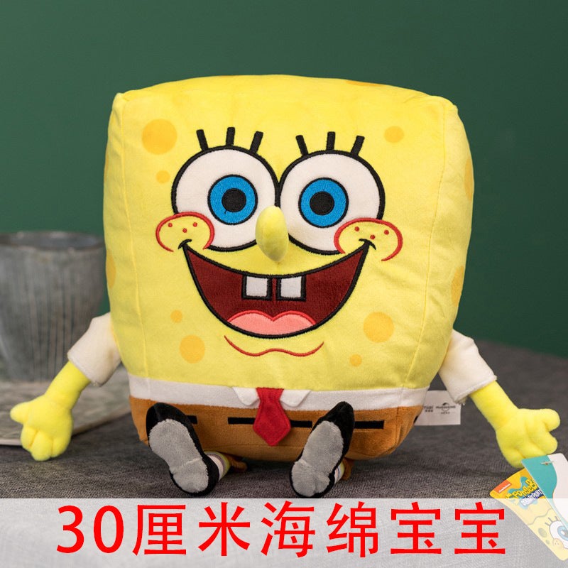 Mengmeng Genuine Spongebob Doll Pendant Patrick Plush Toy Pillow Squidward Little Snail50cm SpongeBob SquarePants 50cm SpongeBob SquarePants