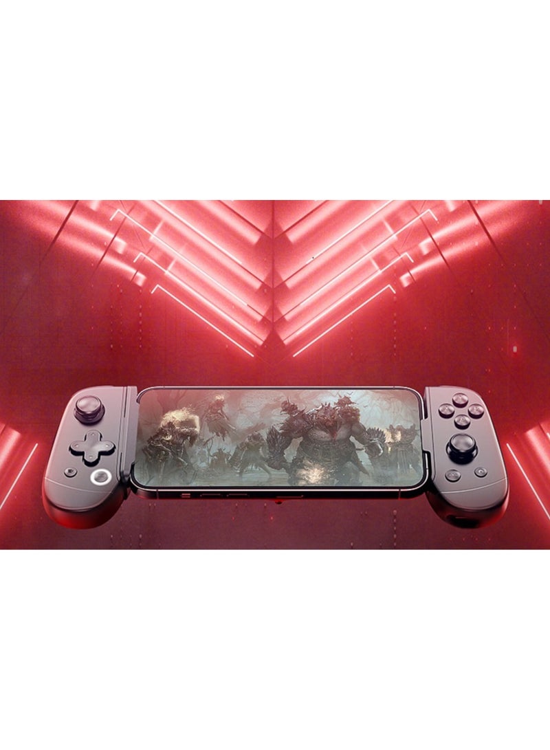 Professional Mobile Gaming Controller LeadJoy M1B for iPhones Support EGG-3DS Emulator Play Xbox, GeForce NOW, Genshin Impact, Diablo Immortal, Call of Duty, Apex- Passthrough Charging- Ultra Low Latency