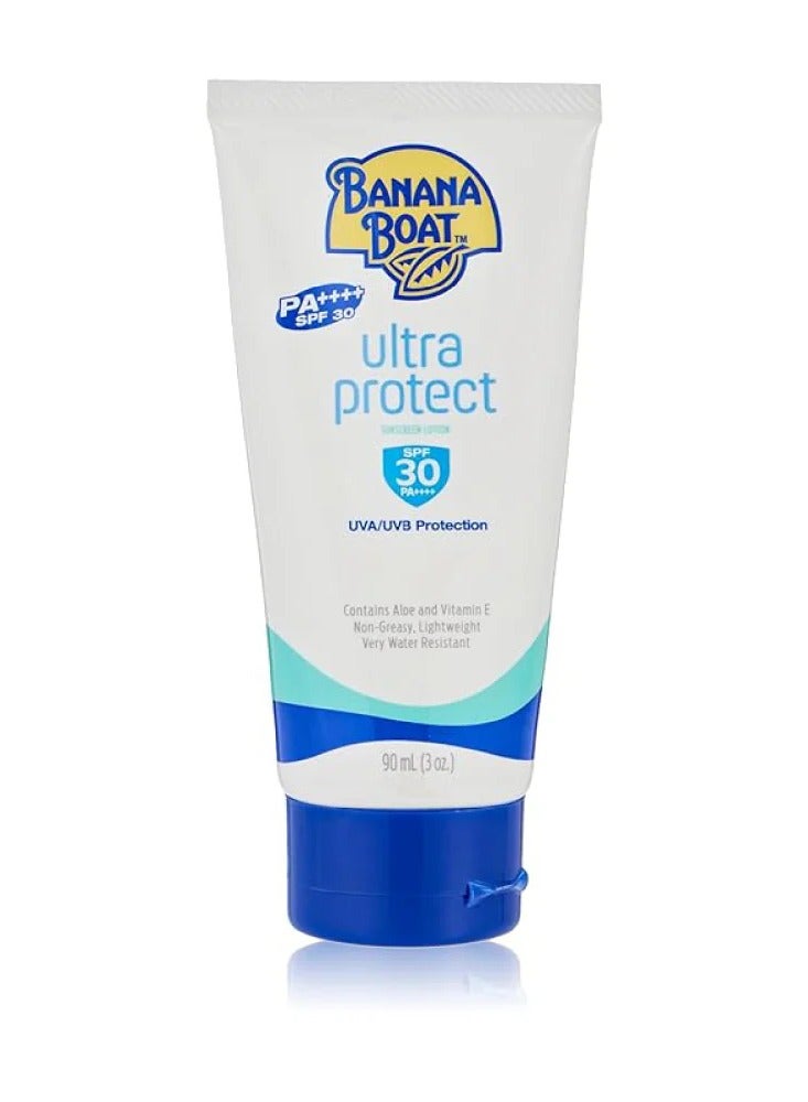 Banana Boat Ultra Protect Water-Resistant Sunscreen with Aloe Vera & Vitamin E SPF30 90 ml