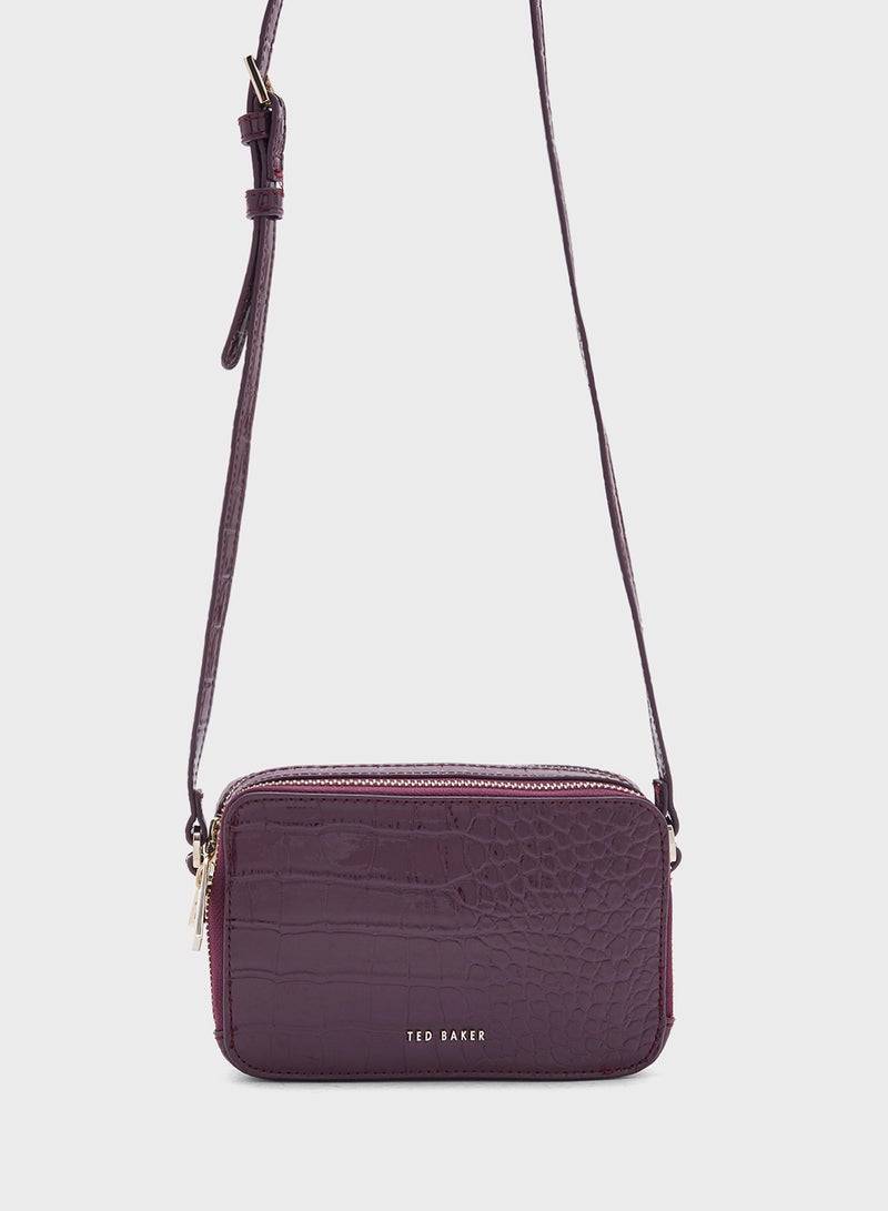 Stina Double Zip Over Crossbody