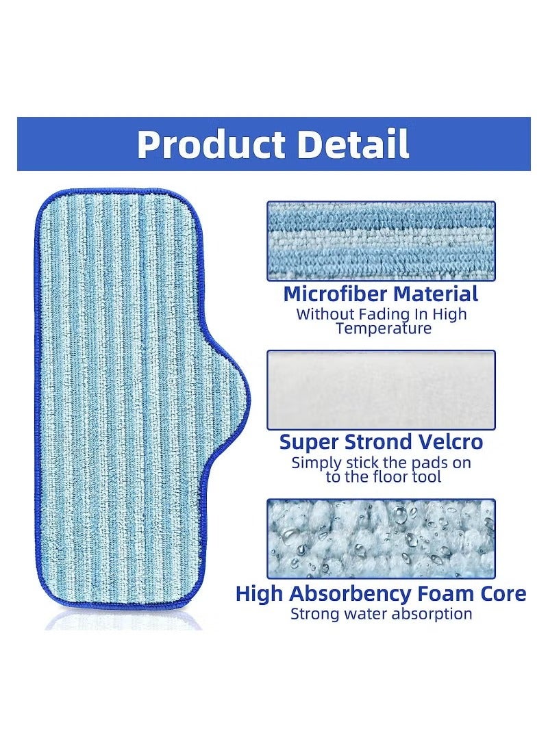 6 Pcs Microfiber Steam Mop Pad for Dupray Neat Steam Cleaner Reusable and Machine Washable Designed for Multiple Surfaces Effectively Clean Hardwood Tile Stone Floors