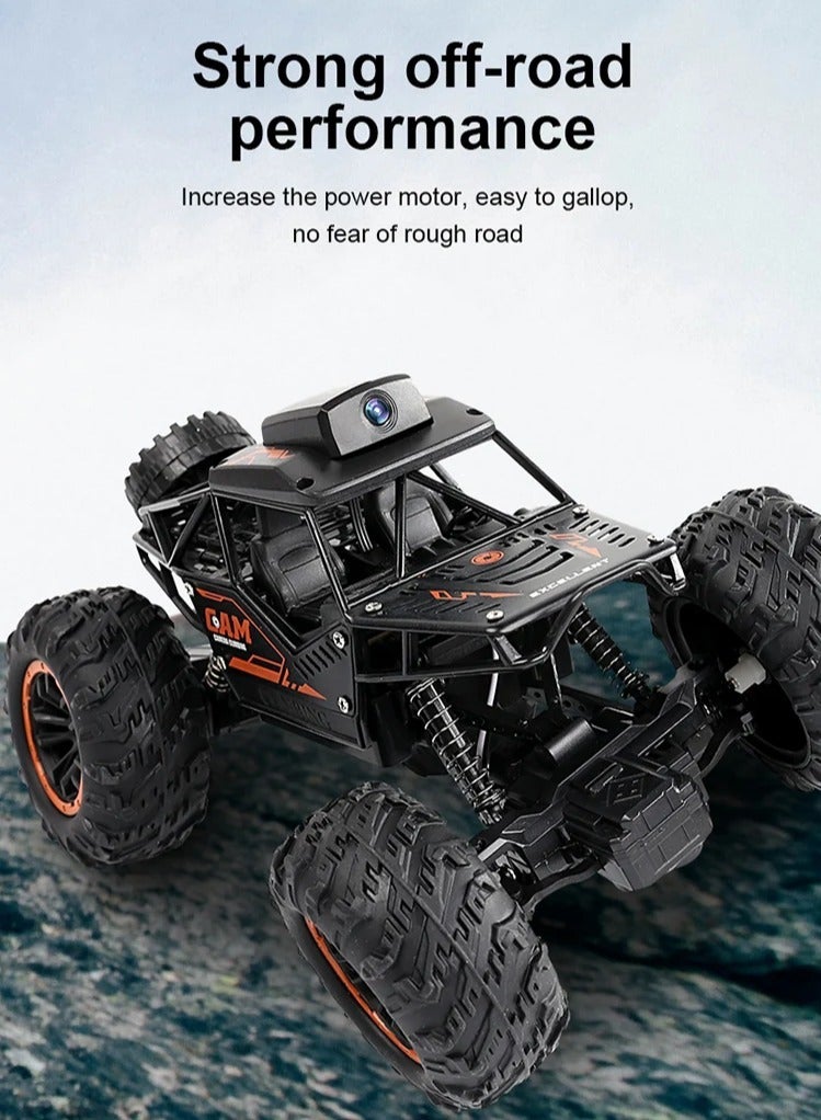 Rc Car With HD 720P WIFI FPV Camera Off-Road Remote Control Stunt Car 1:18 2.4G SUV Radio Control Climbing Toys For Kids