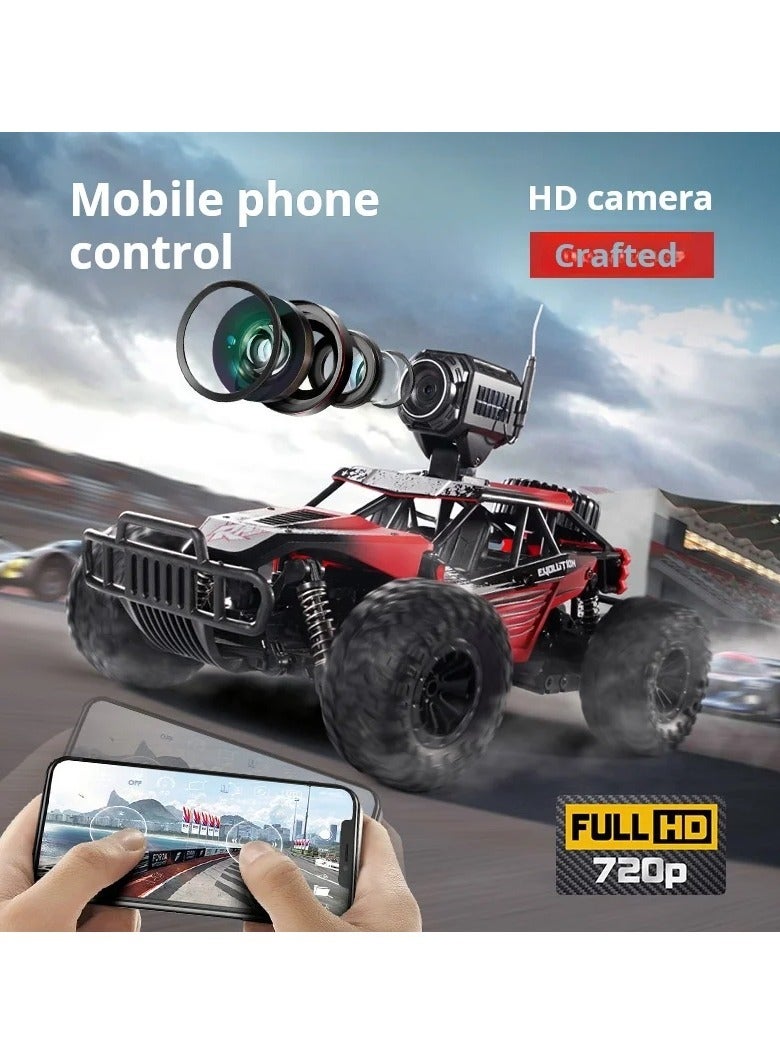 Four-way RC vehicle Toy off-road vehicle high-speed mobile phone control real-time WIFI image transmission 200W camera remote-contro