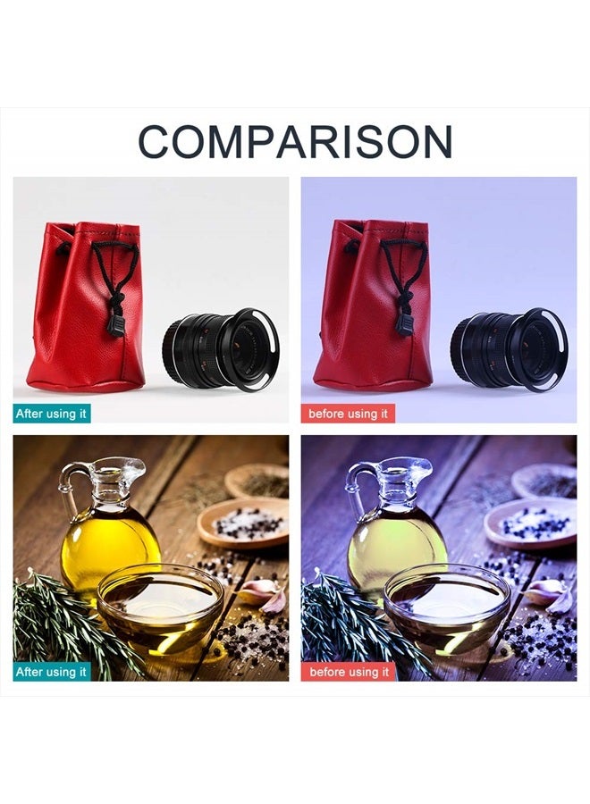 Gray/White Balance Card,24x24Inch (60x60cm) Portable Focus Board Two Sides Double Face 18% Grey/White Balance Reference Card with Carry Pouch for Canon Nikon Sony