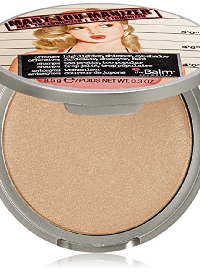 Mary-Lou Manizer Honey-Hued Luminizer, Highlighter, Shadow & Shimmer, Subtle Glow, 0.32 Ounce (Pack of 1)