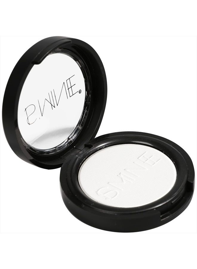 Single White Matte Eyeshadow Powder Palette High Pigment, Longwear, Intense Color Best White Eyeshadow