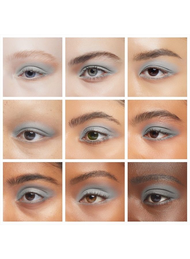 Single White Matte Eyeshadow Powder Palette High Pigment, Longwear, Intense Color Best White Eyeshadow