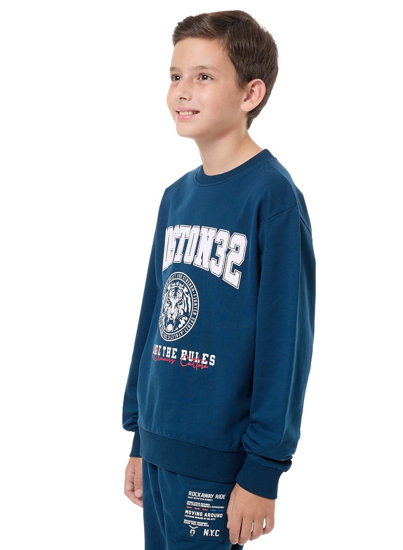 Boys' Sweatshirt  (8-14yrs) Navy