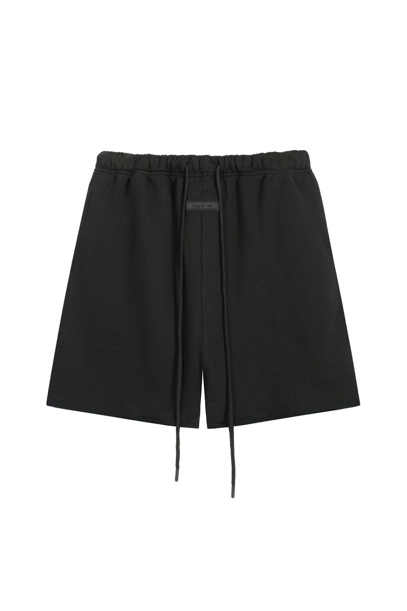 FEAR OF GOD ESSENTIALS Drawstring Fleece Shorts Black (fleece-lined)