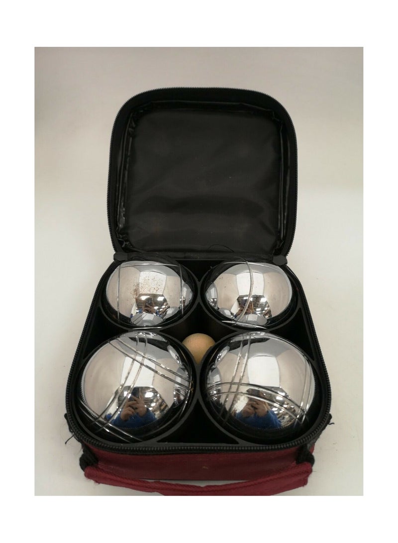 4-Piece Boules Steel Ball Set