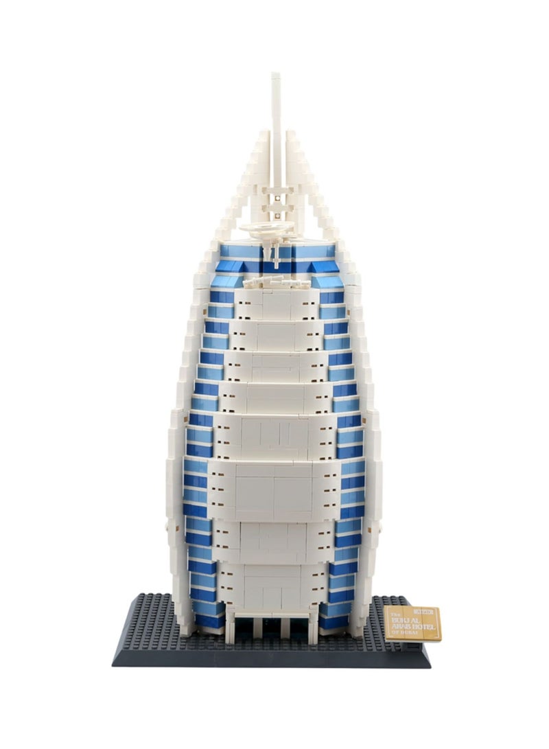 The BURJ AL ARAB Hotel Of Dubai Building Blocks Set-1300+PCS Assembly Architecture Model Educational Building Toys For Kids