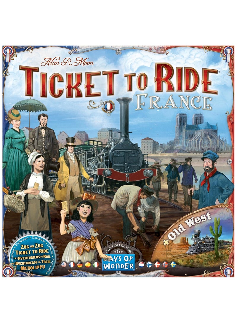 Days Of Wonder Ticket to Ride: Vol 06 - France & Old West