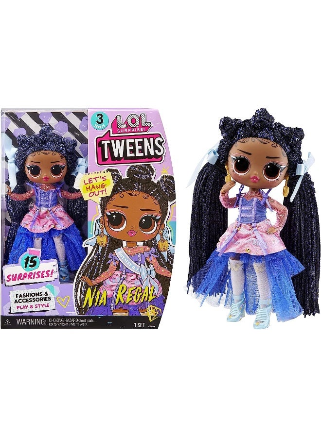 L.O.L. Surprise! Tweens Series 3 Nia Regal Fashion Doll with 15 Surprises Including Accessories for Play & Style, Holiday Toy Playset, Great Gift for Kids Girls Boys Ages 4 5 6+ Years Old