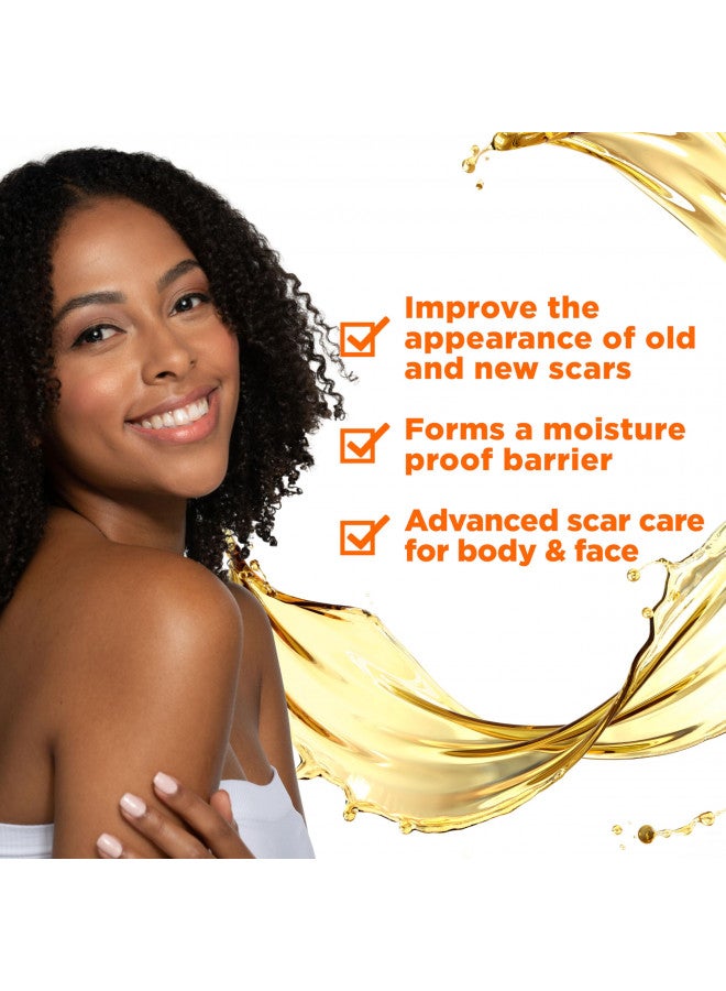 Palmer's Cocoa Butter Formula Scar Serum, Skin Brightening Oil for Face & Body, Concentrated Serum with Vitamin E, Fragrance Free, 1 Fl Oz