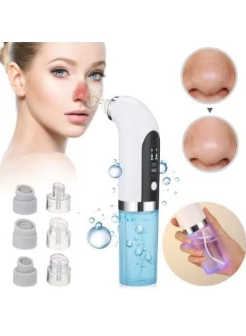 5-in-1 Hydrafacial Pore Vacuum Blackhead Extractor - Hydro- Infusion Deep Pore Cleansing Tool