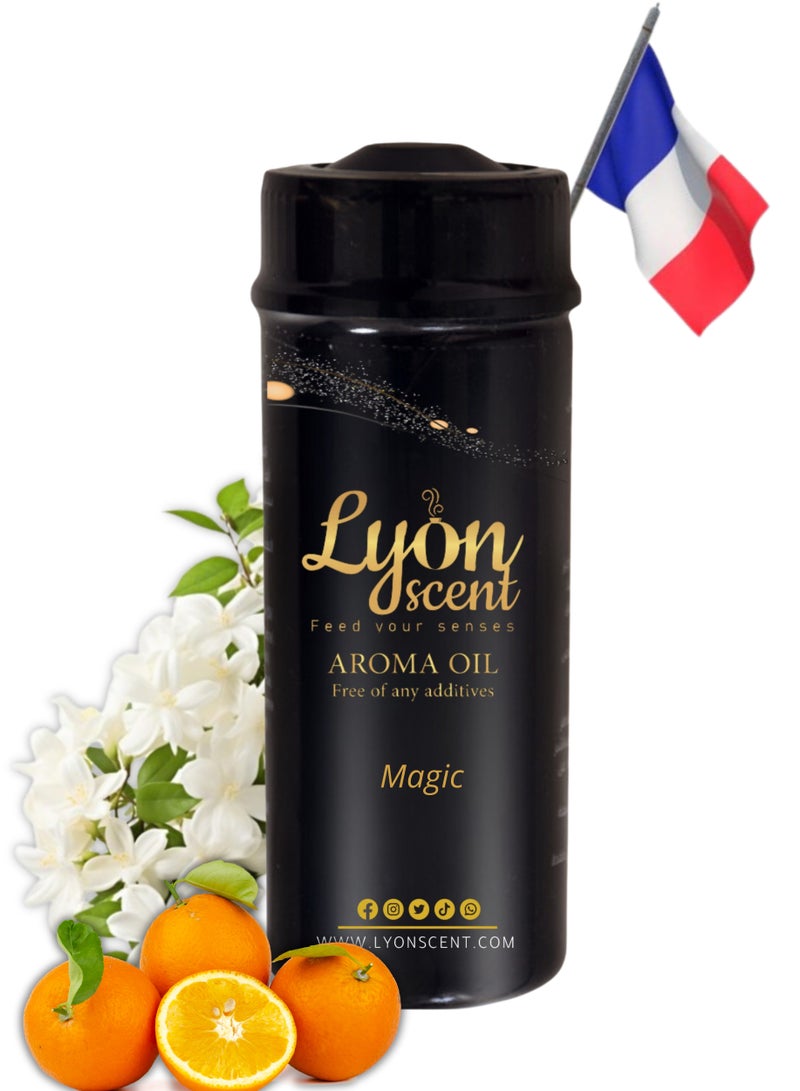 Lyon Scent Aroma Oil, 100% Pure Oil, Perfume for Air Freshener, Diffuser Aroma, Fragrance Oil, Air Freshener Oil refill, Essential Scented Oil, Luxurious Scent (MAGIC)